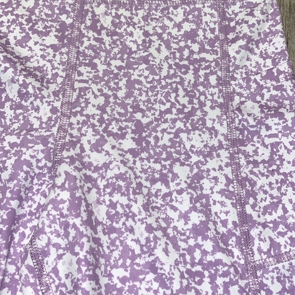 Zelos•🎉HP🥳 Girls Compression Bike Shorts Lavender White, Size XL, - Picture 4 of 6